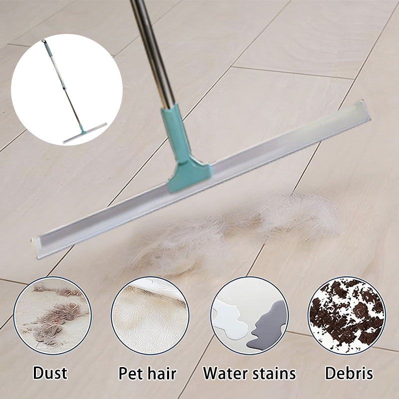 39 Inch Extendable Window Wiper Swivel Head Bathroom Squeegee
