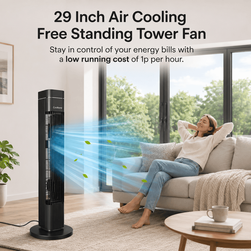 29 Inch Air Cooling Free Standing Tower