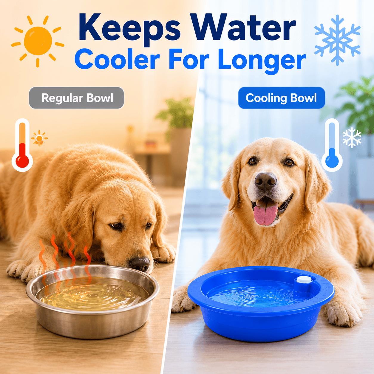 Dog Cat Cooling Bowl