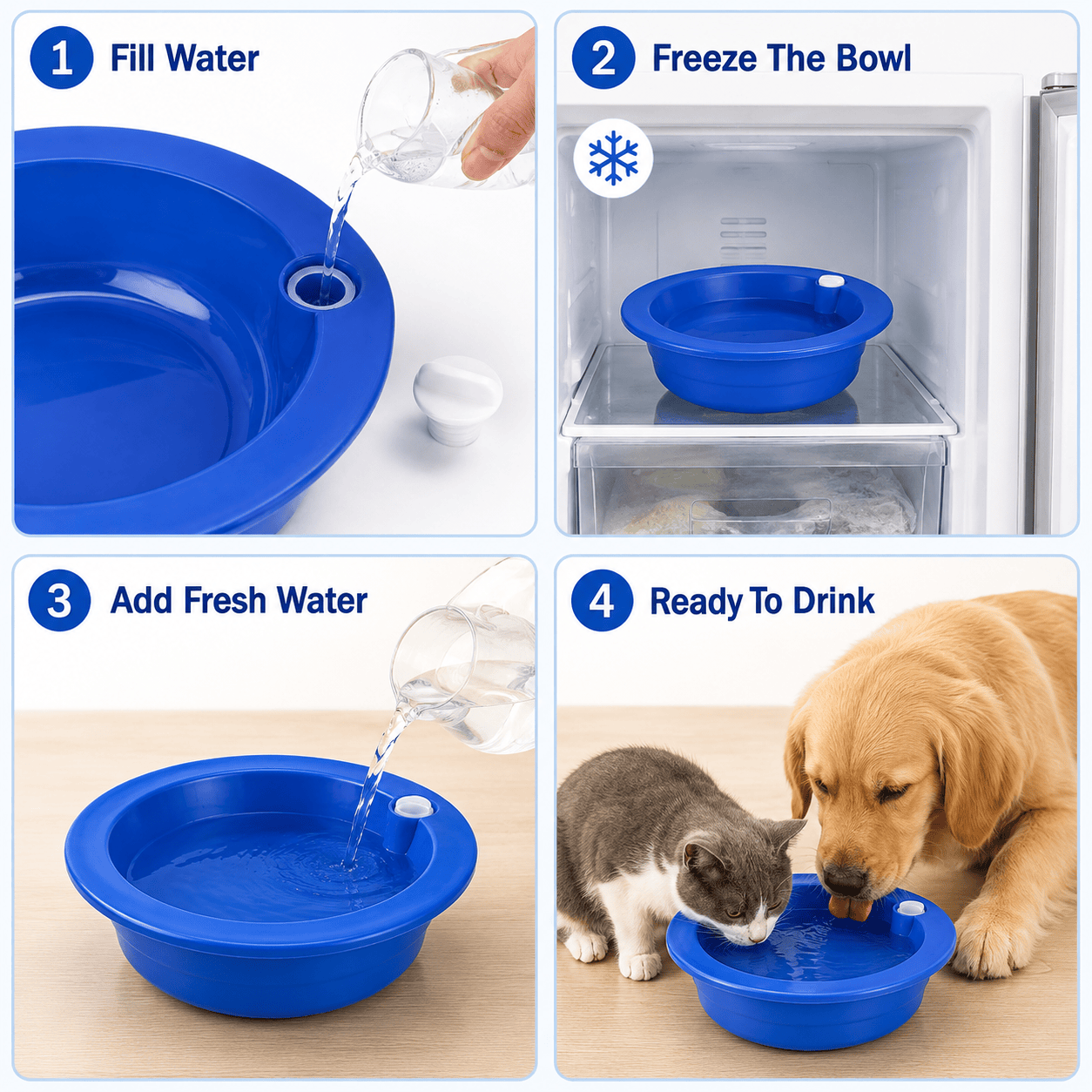 Dog Cat Cooling Bowl