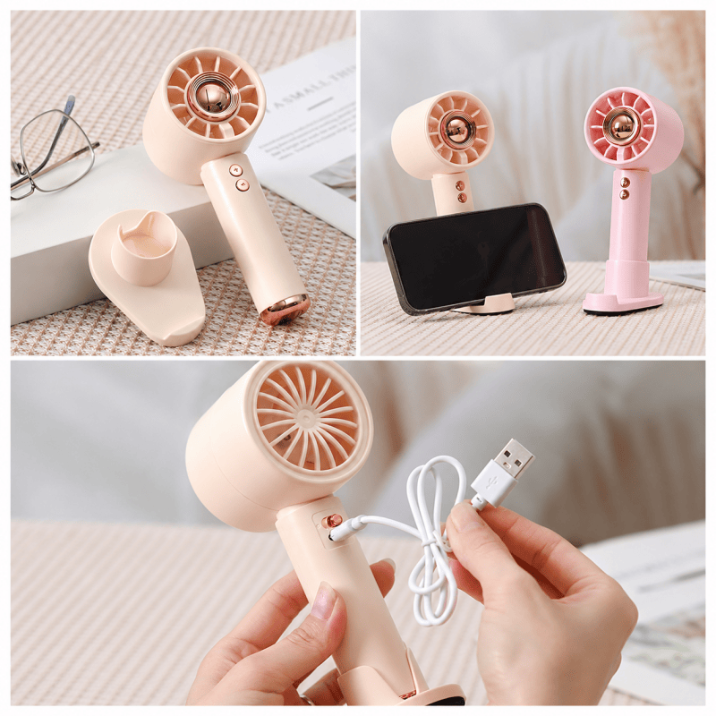 Turbo Fan with Phone Holder Base
