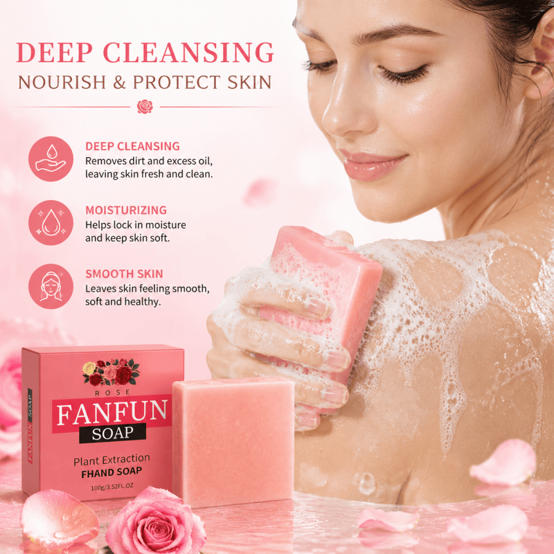2PCS Natural Handmade Soap Bar