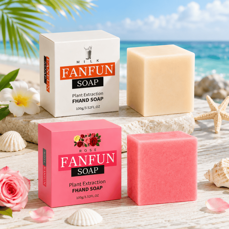 2PCS Natural Handmade Soap Bar