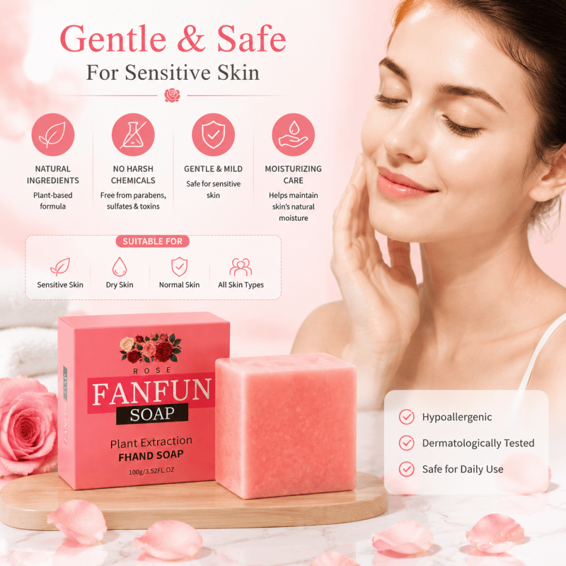 2PCS Natural Handmade Soap Bar
