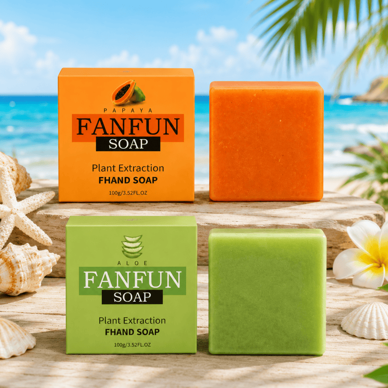 2PCS Natural Handmade Soap Bar