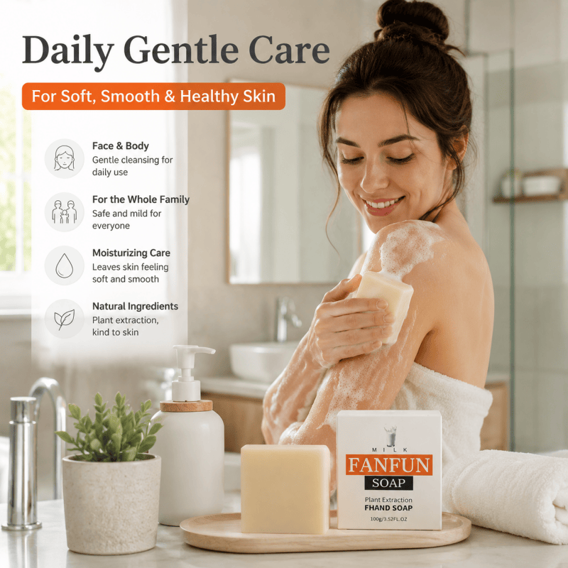 2PCS Natural Handmade Soap Bar