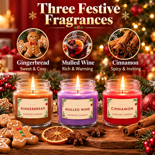 Christmas Scented Candle Gift Set