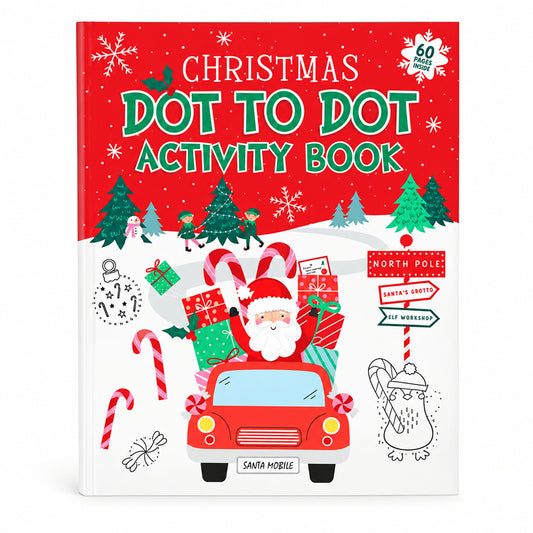Christmas Dot to Dot Activity Book for Kids
