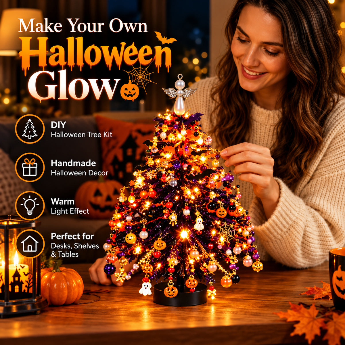 DIY Beaded Christmas Tree Craft Kit