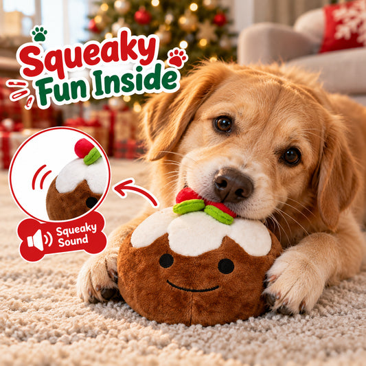 Christmas Pudding Dog Toy