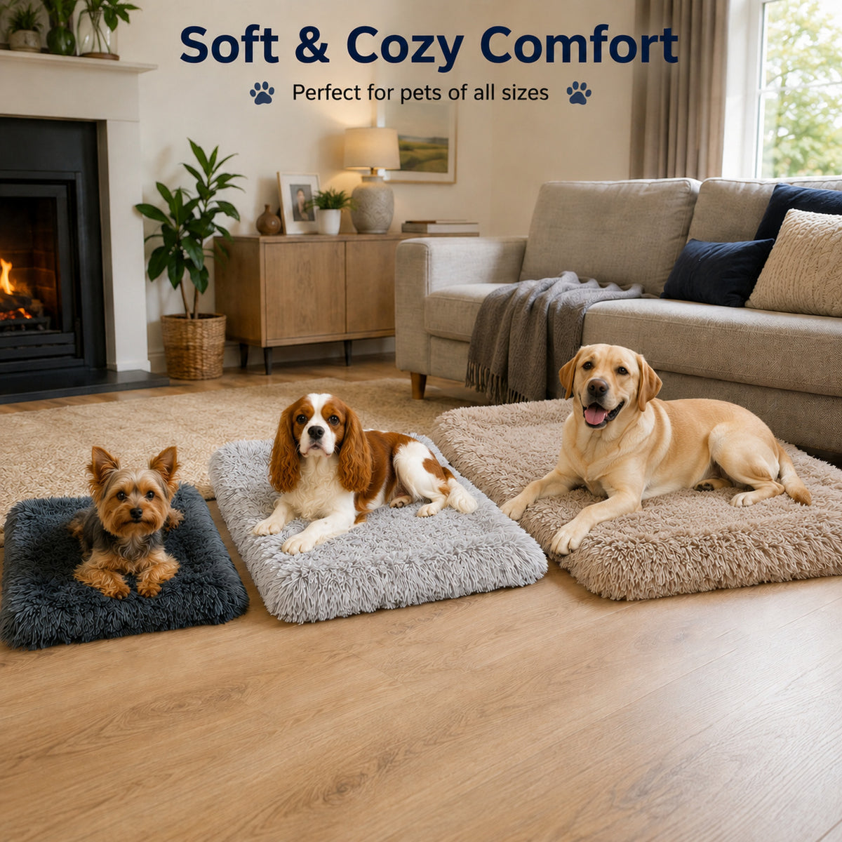 Fluffy Dog/Cat Bed