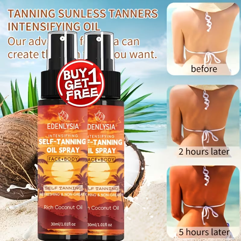 Buy One Get One Free Sunless Tanning Oil