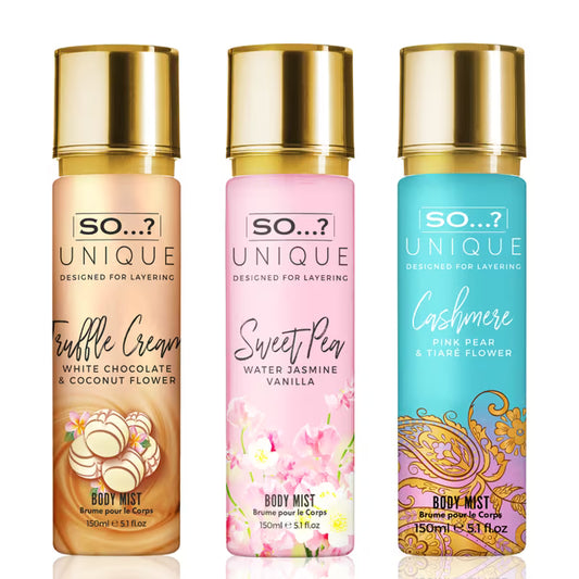 So…? Unique Love Storm Fragrance Bundle – 3 x 150ml