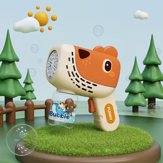 A Cartoon Bubble-Blowing Toy