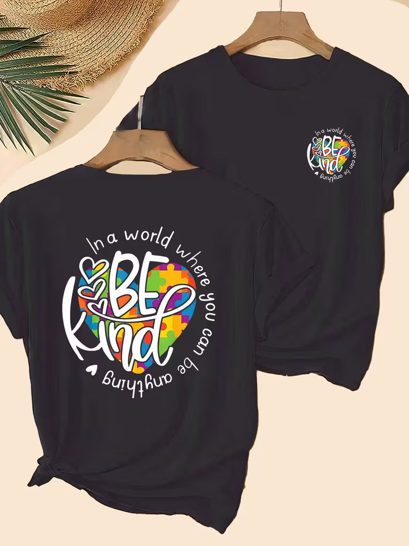 Colorful Fun Pattern Women's Short Sleeve T-Shirt