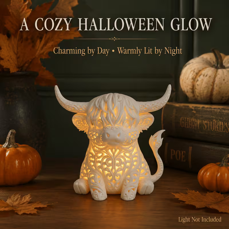 Highland Cow Lampshade