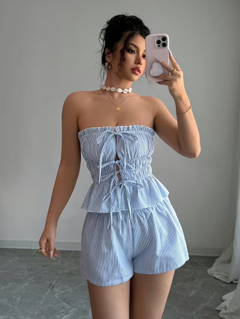 2pcs Summer Casual Outfit