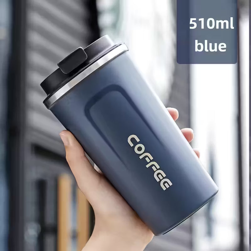 Vacuum-insulated coffee travel Cup