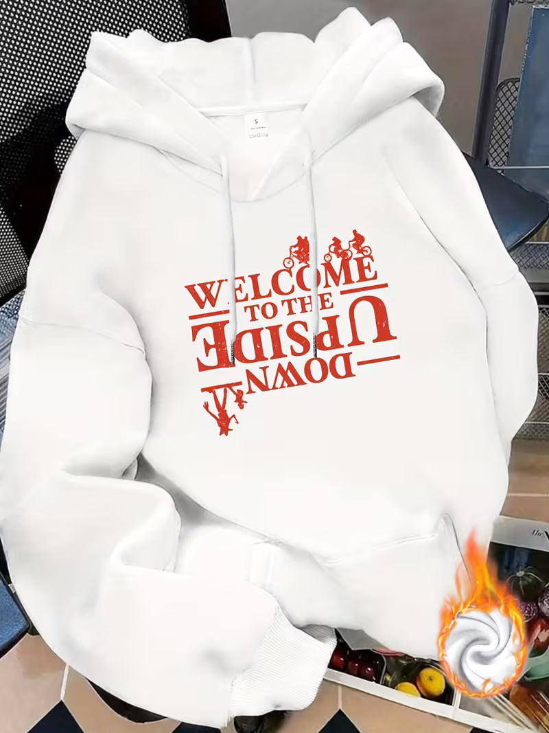 Welcome to The Upside Women's Printed Hooded Sweatshirt