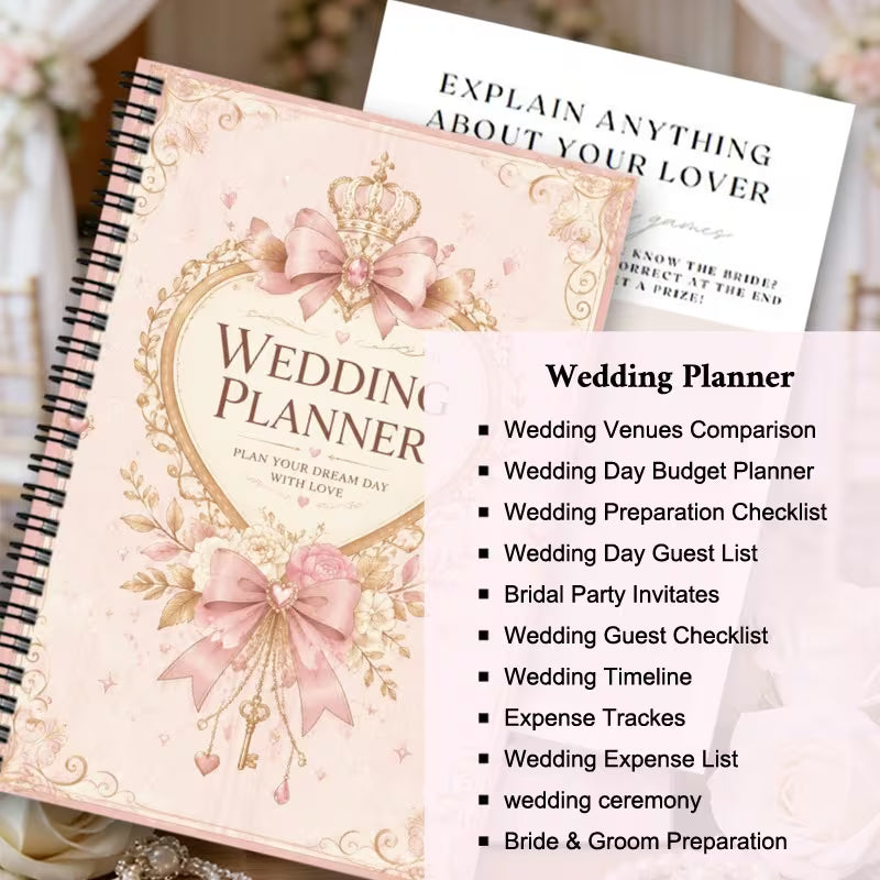 Aesthetic Spiral Wedding Planner