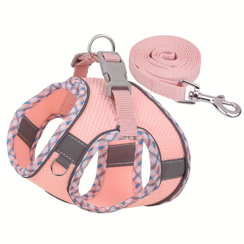 Comfortable No Pull Dog Harness Set