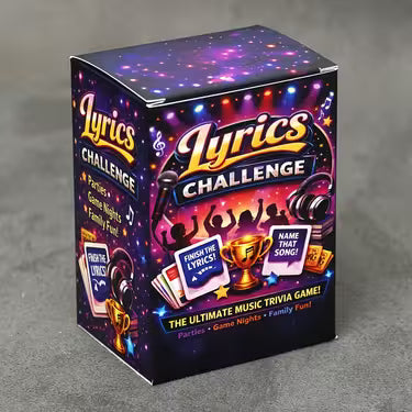 140-Card Music Trivia Board Game