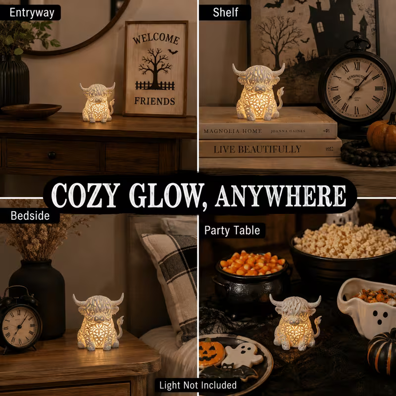 Highland Cow Lampshade