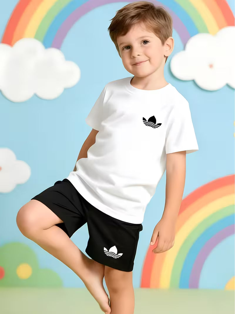 Youth Boys' Casual Sport T-Shirt Set
