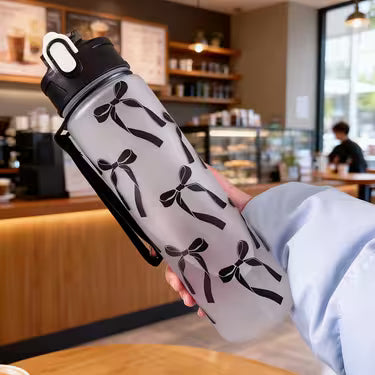 750ML Matte Water Bottle with Cute Pattern
