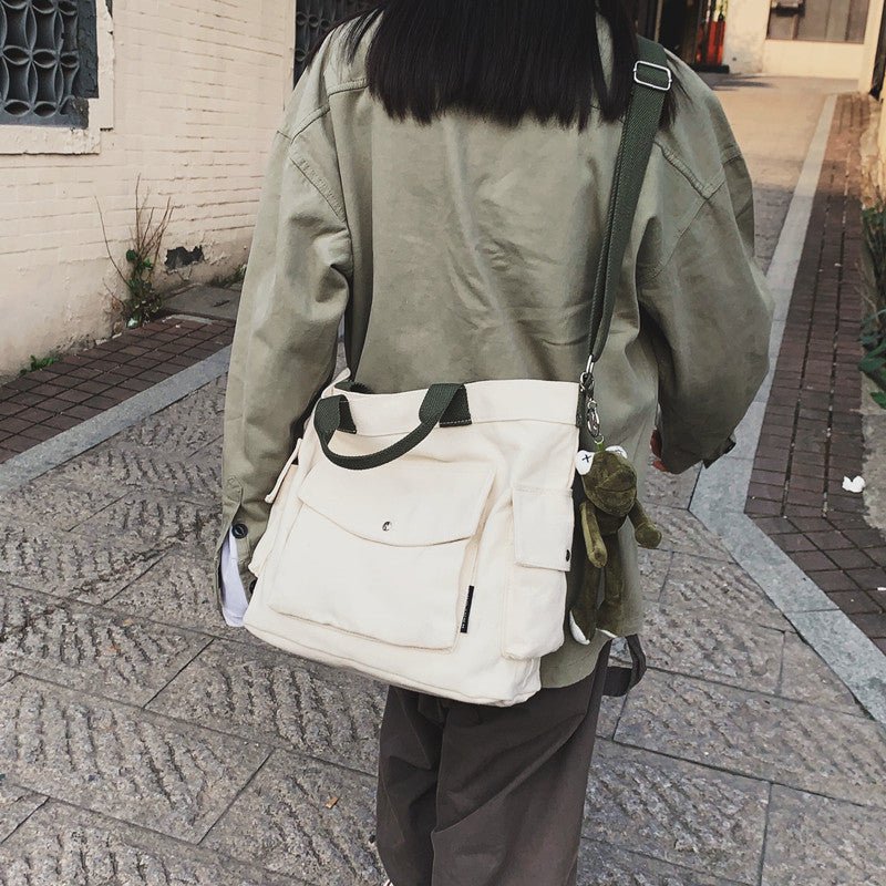 Ladies Large Capacity Niche Canvas Bag