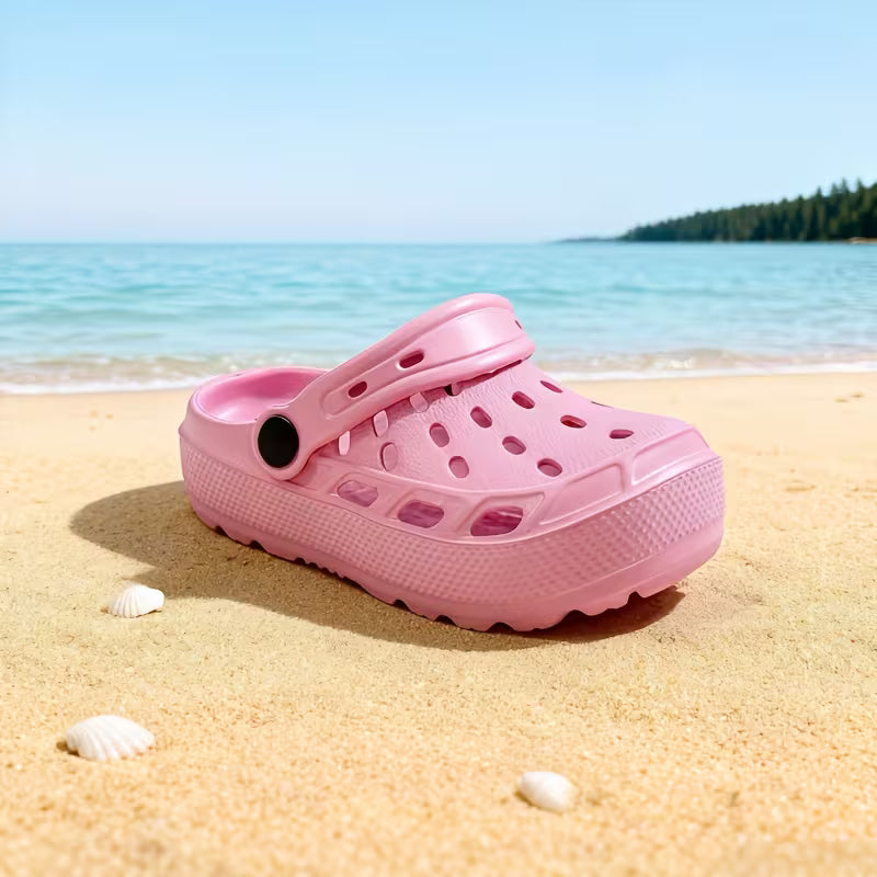 Hollow Out Kids Breathable Clogs
