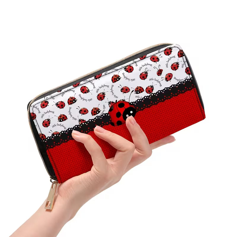 Ladybug Print Wallet