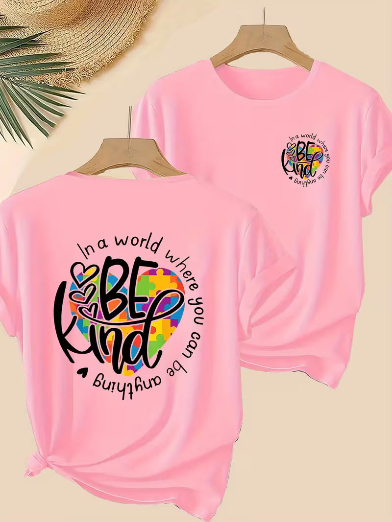 Colorful Fun Pattern Women's Short Sleeve T-Shirt