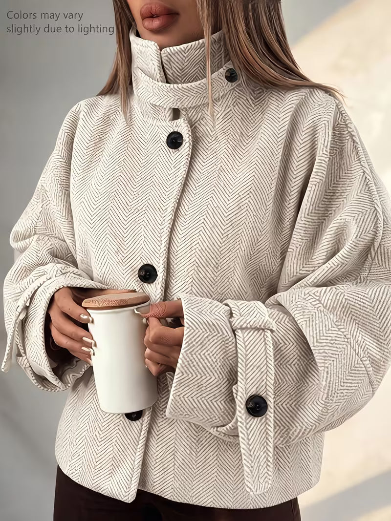 Western Women'S Elegant Fashion British Style Autumn Winter Temperament Jacket
