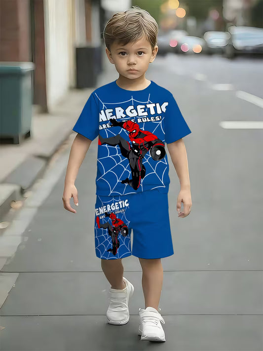 3D Printed Full-Print Short-Sleeved T-Shirt And Shorts