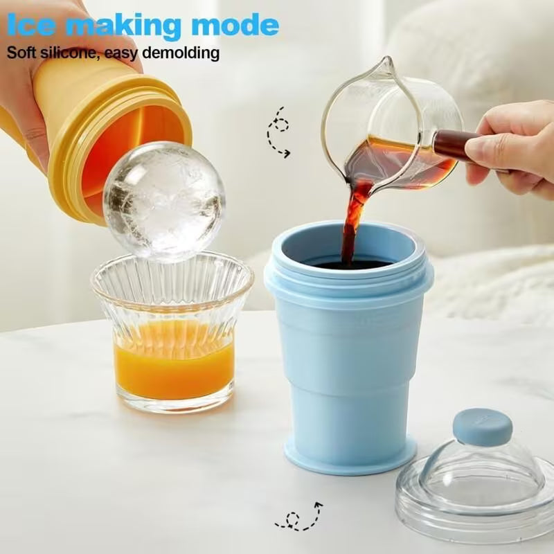 2-in-1 Portable Ice Ball Bottle