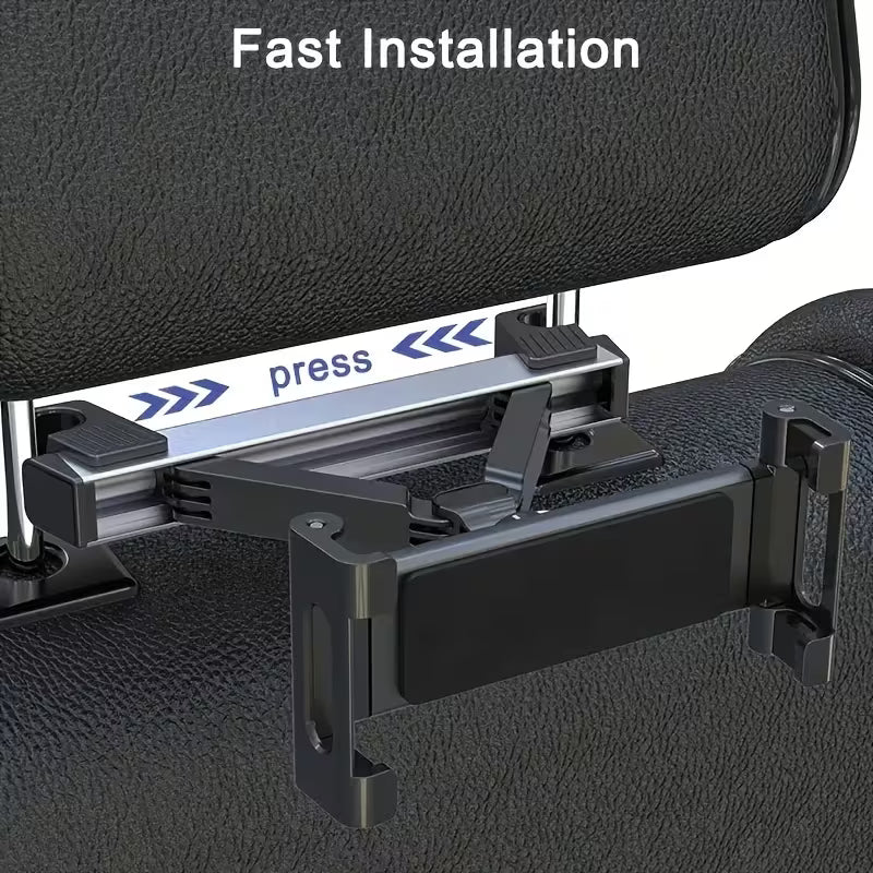 360° Rotating and Extendable Backseat Tablet Holder
