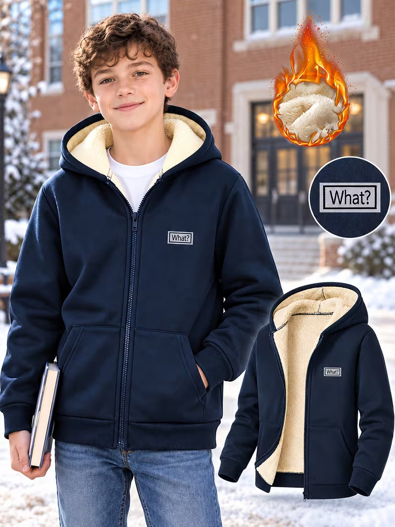 Boys' Thickened Warm Jacket