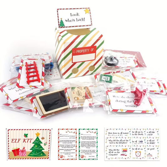 24 days of elves coming Christmas gift box set