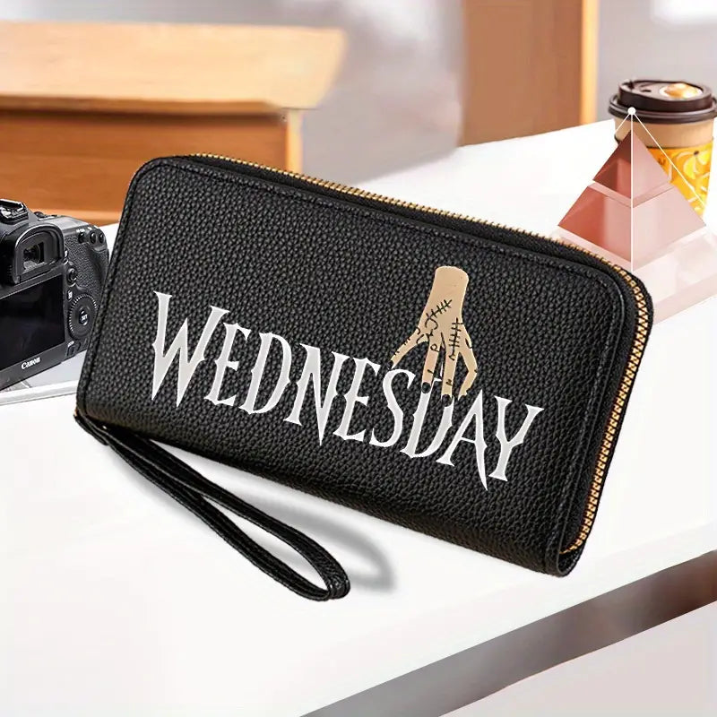 Multifunctional Large Capacity Printed Wednesday Clutch