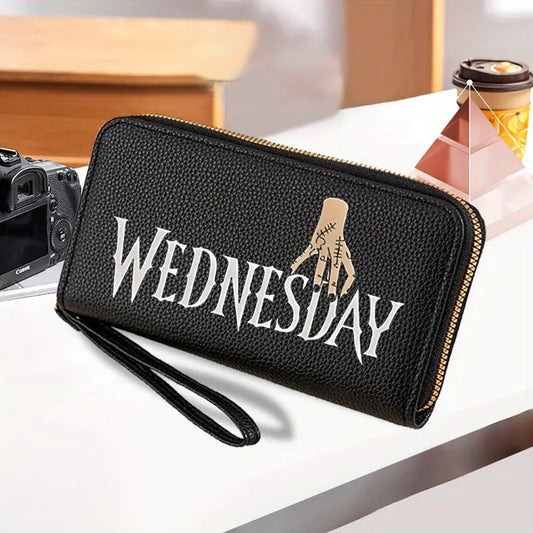 Multifunctional Large Capacity Printed Wednesday Clutch