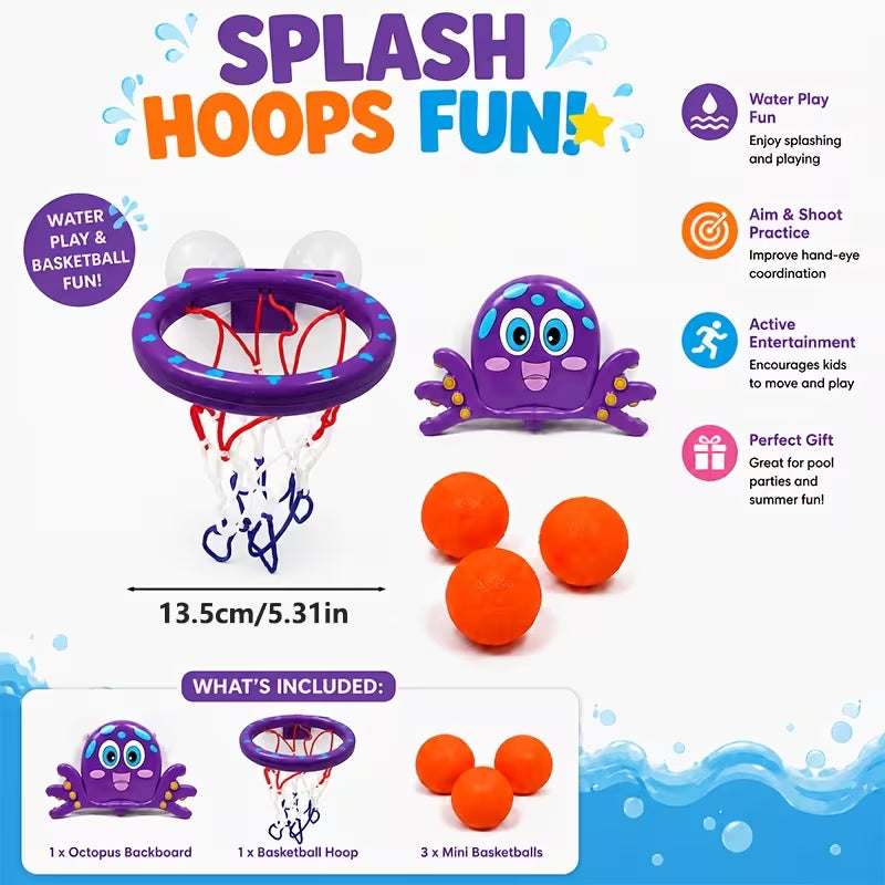 Bathtime Basketball Fun