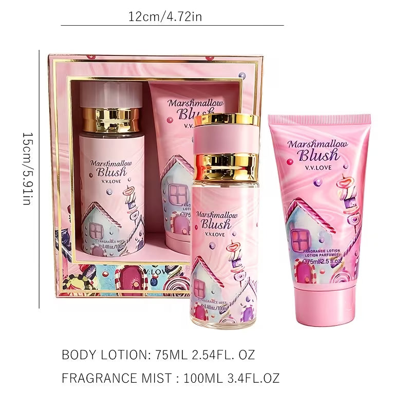 2pcs Marshmallow Blush Fragrance Care Set