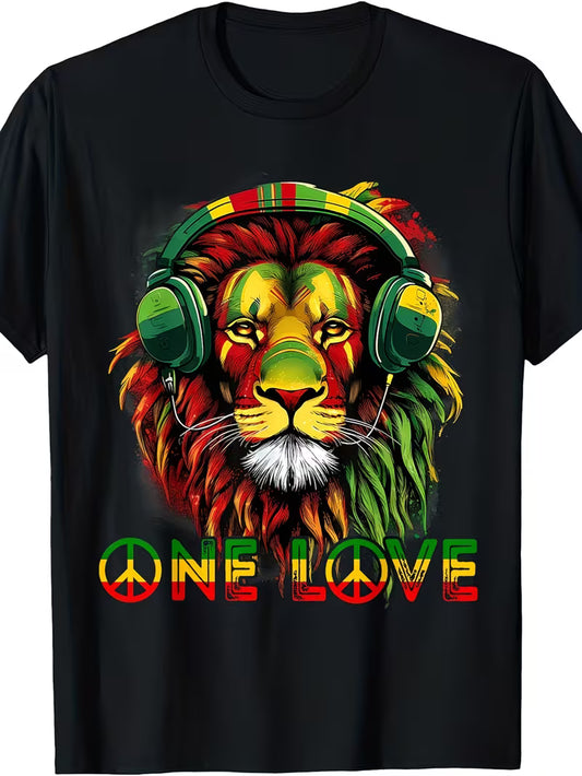 Unisex Rasta Reggae Lion T-Shirt