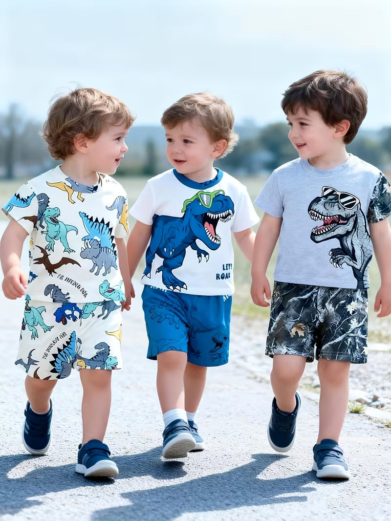 6pcs Toddler Boy Summer Outfit