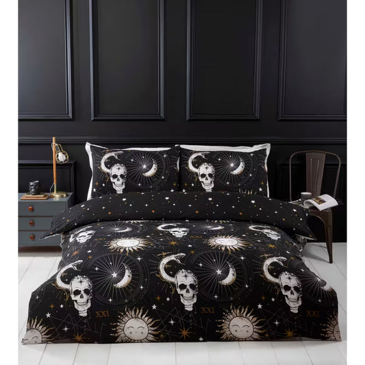 Starry Tarot Dreams Microfibre Reversible Duvet Cover Set
