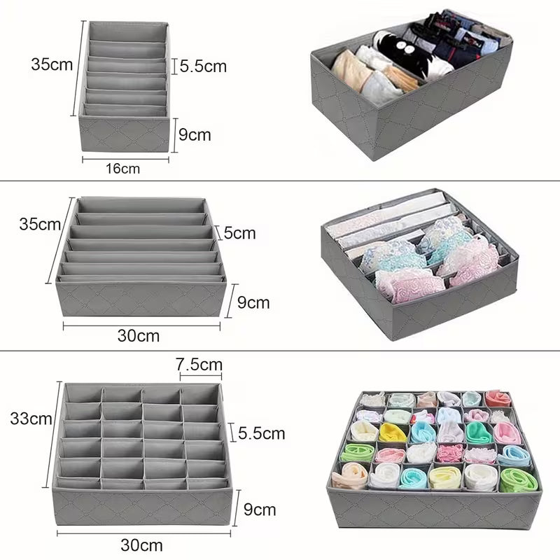 6pcs Drawer Organisers