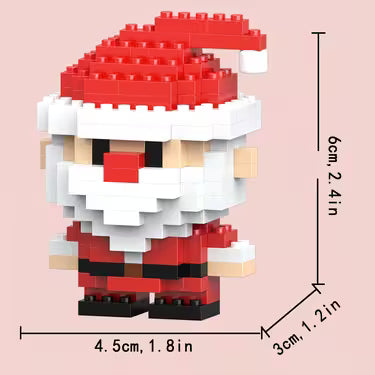 Mini Christmas Character Model Building Blocks Toy