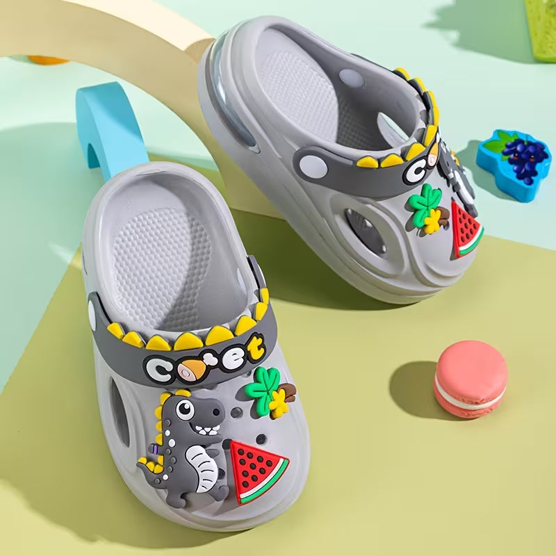 Dinosaur Cartoon Children's Clogs