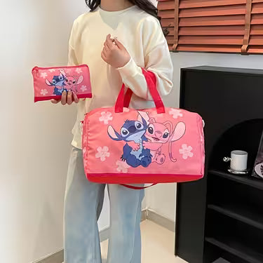 2pcs Set Lilo & Stitch Travel Bag